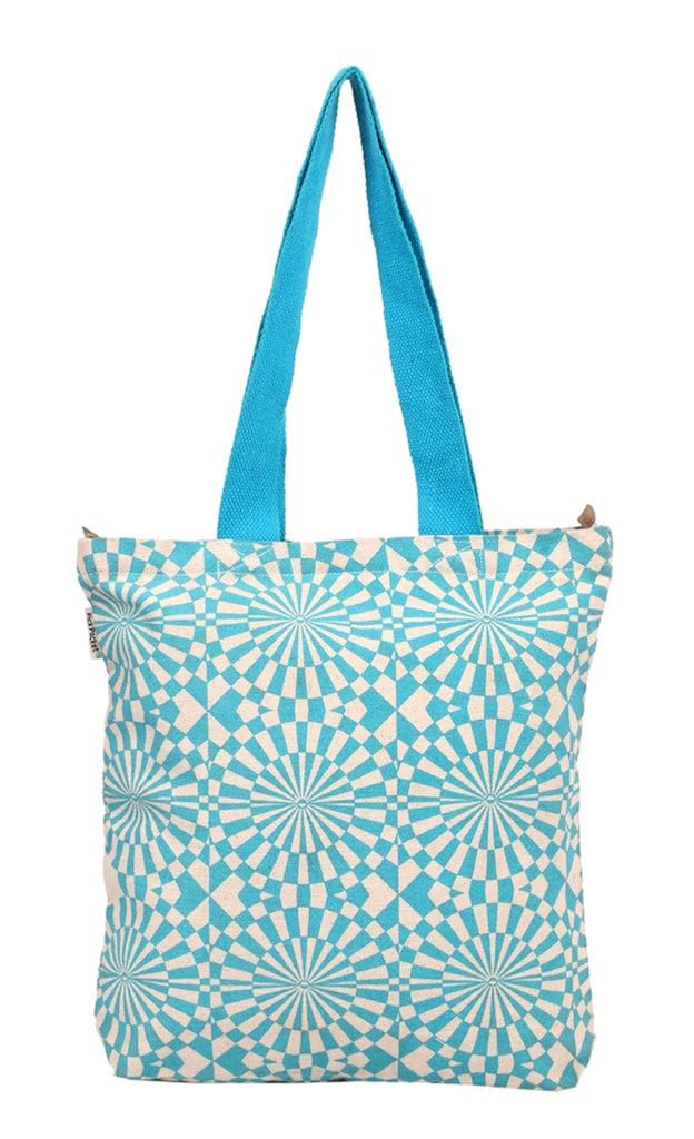 pick pocket girls tote bag (blue) (toblupom122)