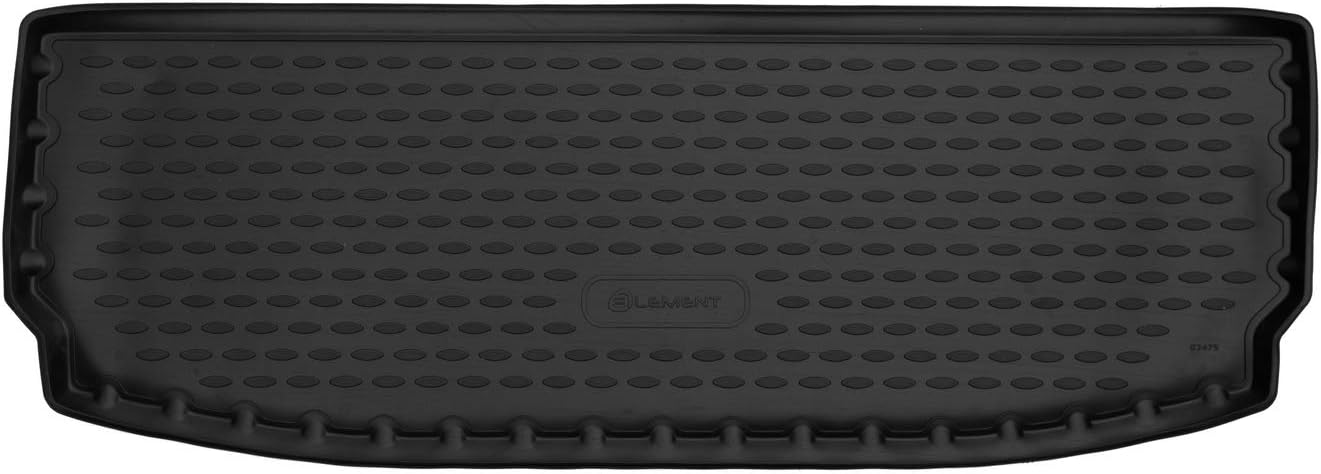 Element Tailored Fit Rubber Boot Liner Protector Mat for SSANGYONG Rexton (Y400) 2017- present Unfolded backseat