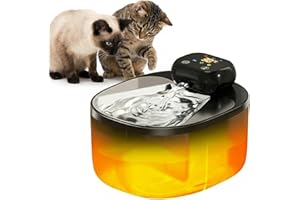 Smart Pet Water Fountain with Temperature-Controlled Flow, Quiet Pump & Motion-Activated Dispensing, 3L Large Capacity Cat Dr
