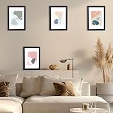 Scholar Tree A4 Frame 4 Pack Black Wooden Frame with Mount and Easel view 2