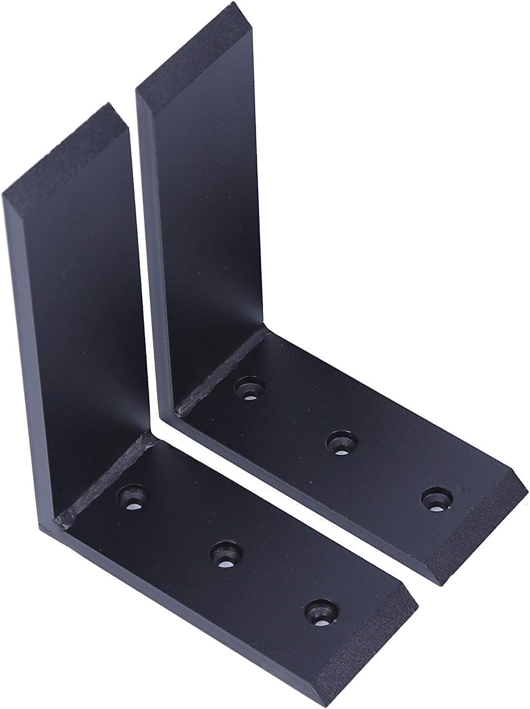 Black Steel 6"x8" Countertop Support Brackets Mantel Corbel Lot L Shelf (2 or 4 Brackets) (2 Brackets): Home Improvement