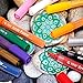 Acrylic Paint Pens for Rock Painting, 12 Colors White Markers, Medium Point, Works on Wood, Stones, Fabric, Glass Painting, Metal, Mug, Ceramics, DIY Craft Kids, Body Painting,