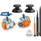 2Pack TMR Joysticks for PS5 Electromagnetic Joystick Replacement for PlayStation 5 PS5 Anti-Drift Sticks with Thumbstick Accessories with Repair Tools(Orange)
