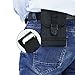 Huijukon Tactical Phone Belt Holster Molle Smartphone Pouch for iPhone 11 Pro iPhone 7/8 iPhone 7/8 Plus, Galaxy Note 8 / S7 / S8 Edge, Moto X with Slim Case (Black)