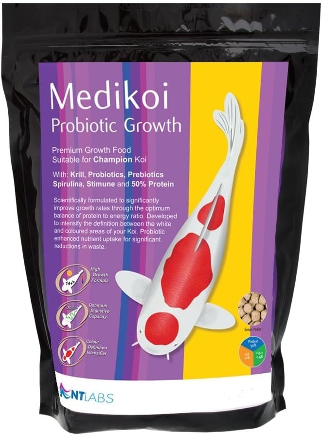 NT Labs Medikoi Probiotic Growth 3kg 6mm Pellet, 3 kg (Pack of 1)
