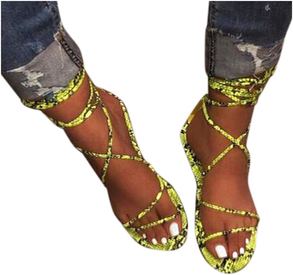 Flat Sandals for Women, Women's Sandals Bohemian Flowers Beaded Casual Summer Flat Beach Shoes Clip Toe Sandals