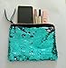 Winmany Sequin Makeup Bag Reversible Cosmetic Bag, Fashion Women Handbag Bling Glitter Evening Party Bag,Sparkling Shiny Clutch Handbag Wedding Bag Purse Wallet Pouch