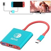 Switch Dock for Nintendo Switch/Switch OLED, Portable TV Docking Station | Switch Travel Dock, supports 4K@60Hz HDMI output, fast connection, compact travel design, plug &amp; play adapter