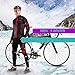 Lixada Men's Cycling Jersey Suit Winter Thermal Fleece Long Sleeve MTB Road Bicycle Shirt with 3D Tights Padded Pants