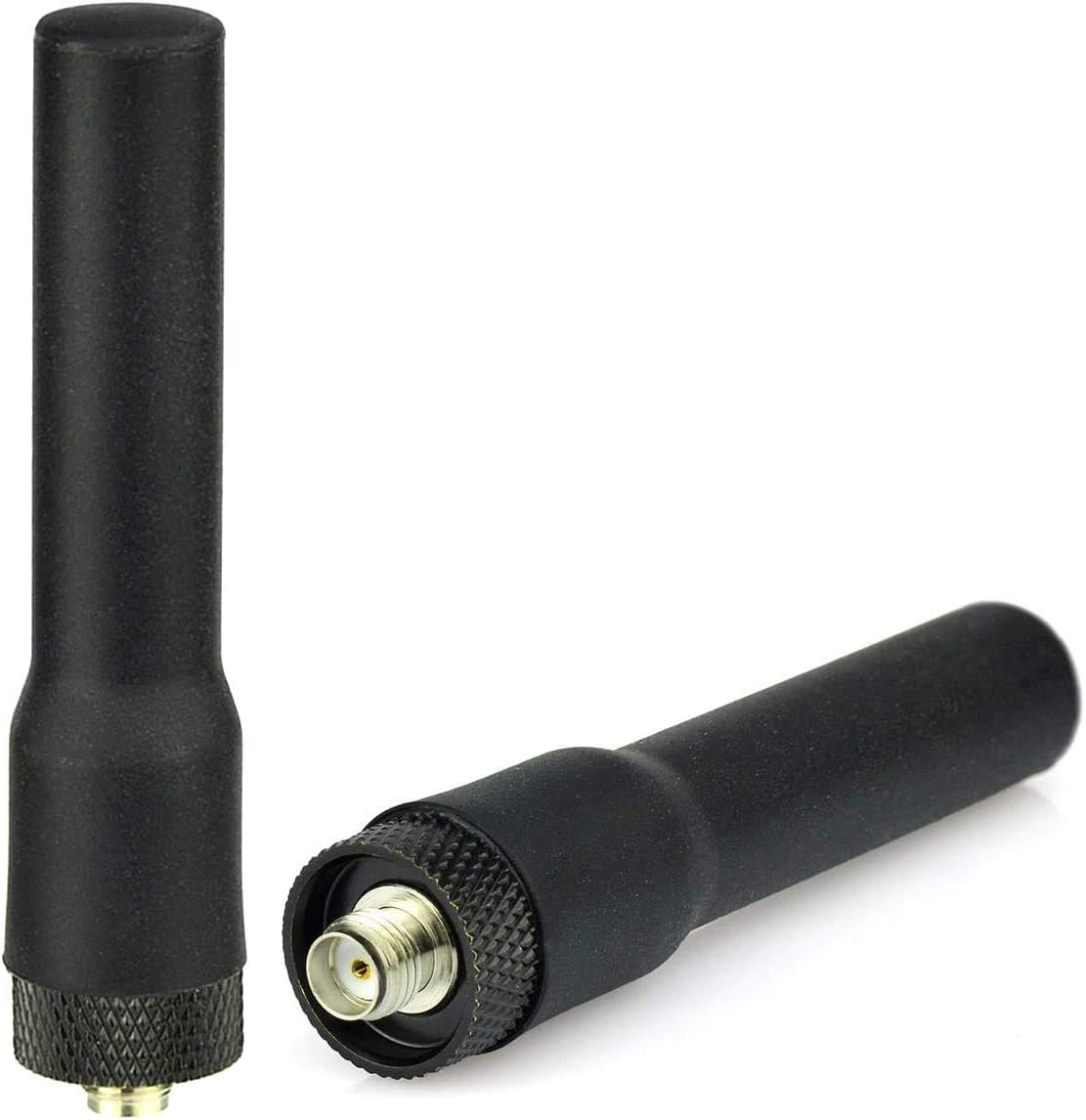 Bingfu Radio Antenna Dual Band VHF UHF 136-174MHz 400-460MHz Handheld HT Walkie Talkie Two Way Radio SMA Female Flexible Rubber Aerial Compatible with Retevis Baofeng BF-F8HP UV-5R UV-82