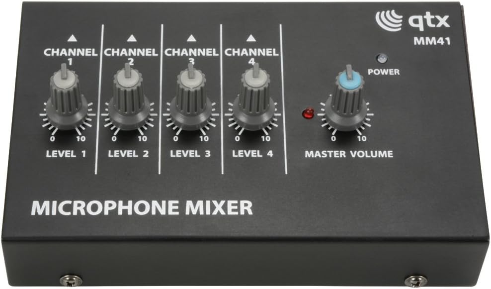 Mini Microphone Mixers 4 Channel Amazon.co.uk Musical Instruments