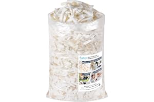 anzhixiu Bean Bag Chair Filler Shredded Memory Foam 100% New,5Pounds,Pillow Stuffing for Couch Pillows, Stuffed Animals, Dog Bed & Couch Cushion Filling, Light Brown Color?