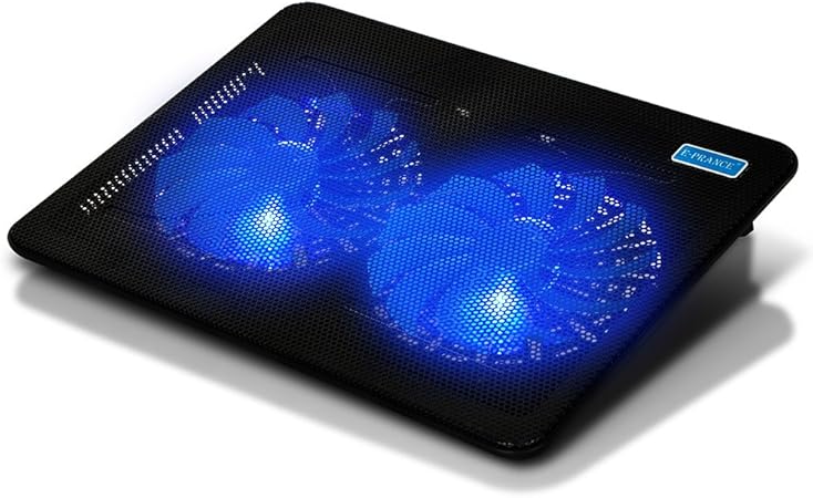 E Prance C2 17 Laptop Cooling Fan With Dual Quiet Amazon Co Uk Electronics