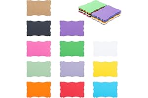 Toperd 120 Pieces Small Mini Business Cards Vintage Assorted Colors Blank Note Cards Gift Word Card for Business Cards, Gift Cards (12 Colors, 3.66x 2.36 inches)