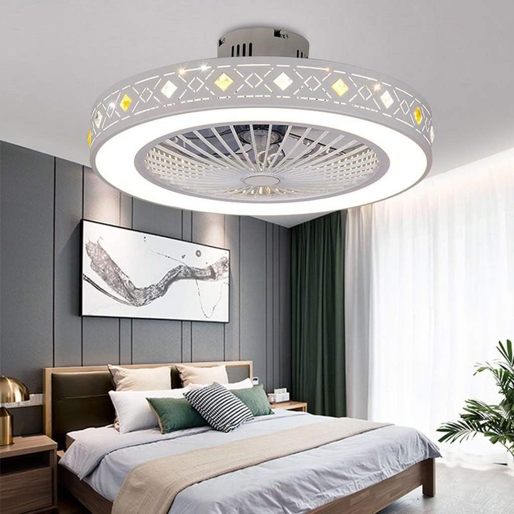 Ventilatore Da Soffitto Con Luce LED Dimmerabile, Telecomando E App, 6 Velocità, Reversibile, Colore Nero, Per Soggiorno, Camera Da Letto, Cucina