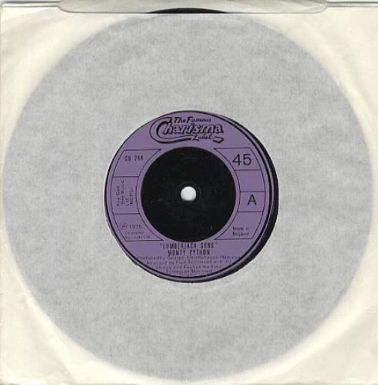 The Lumberjack Song 7" vinyl Amazon.de Musik