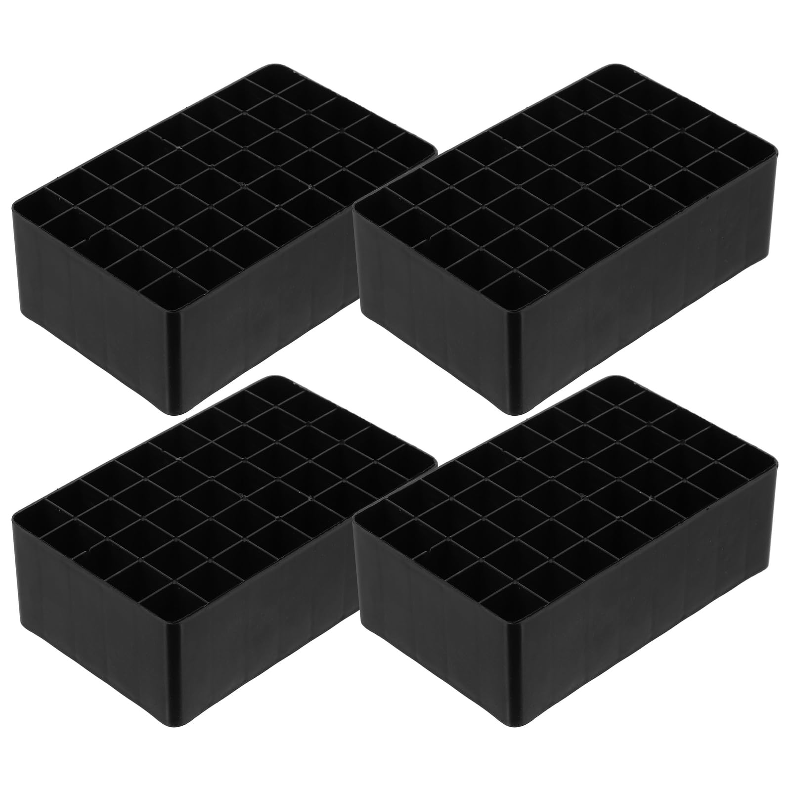 STOBOK Desk Mark Pen Holder Organizer Portable Plastic Pencil Container 5.5X3.3X1.4 Inches Lightweight Stationery Storage Box for Office and Home Use