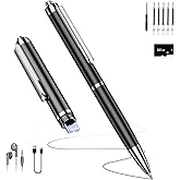 64GB Digital Voice Recorder with USB Type-C, Voice Activated Recorder with OTG Connection, Audio Recording Device with AI Noi