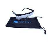 ATP PRO IFR View Limiting Aviator Goggles for Flight Training | Comfortable, Lightweight Safety Glasses with Adjustable Temples, Soft Case