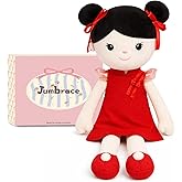 Jumbrace Soft Baby Doll Toys (16'') Baby Rag Doll for Girls Birthday Gifts Cuddly Plush Toys for Toddler Kids (Cheongsam Girl)
