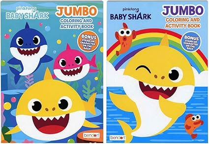 baby shark coloring book