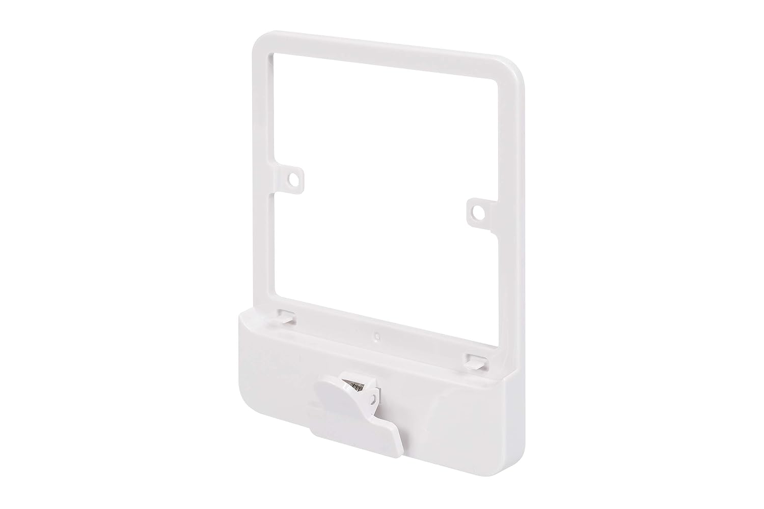 Schneider Electric Lisse White Moulded - Single Socket Surround with Clip, GGBLC1GS, White, 1 Gang, 1 Gang - Image 3