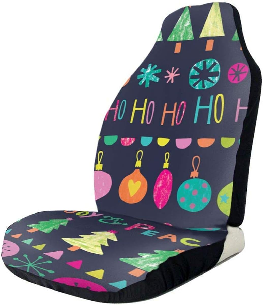 Christmas Wrap Xmas Background States Car Seat Covers Vehicle Seat
