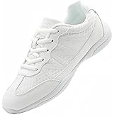 GlideMoves Cheer Shoes Girls Jump Tumbling Cheerleading Women Exercise Aerobic Fitness Dance Training Sneakers Youth