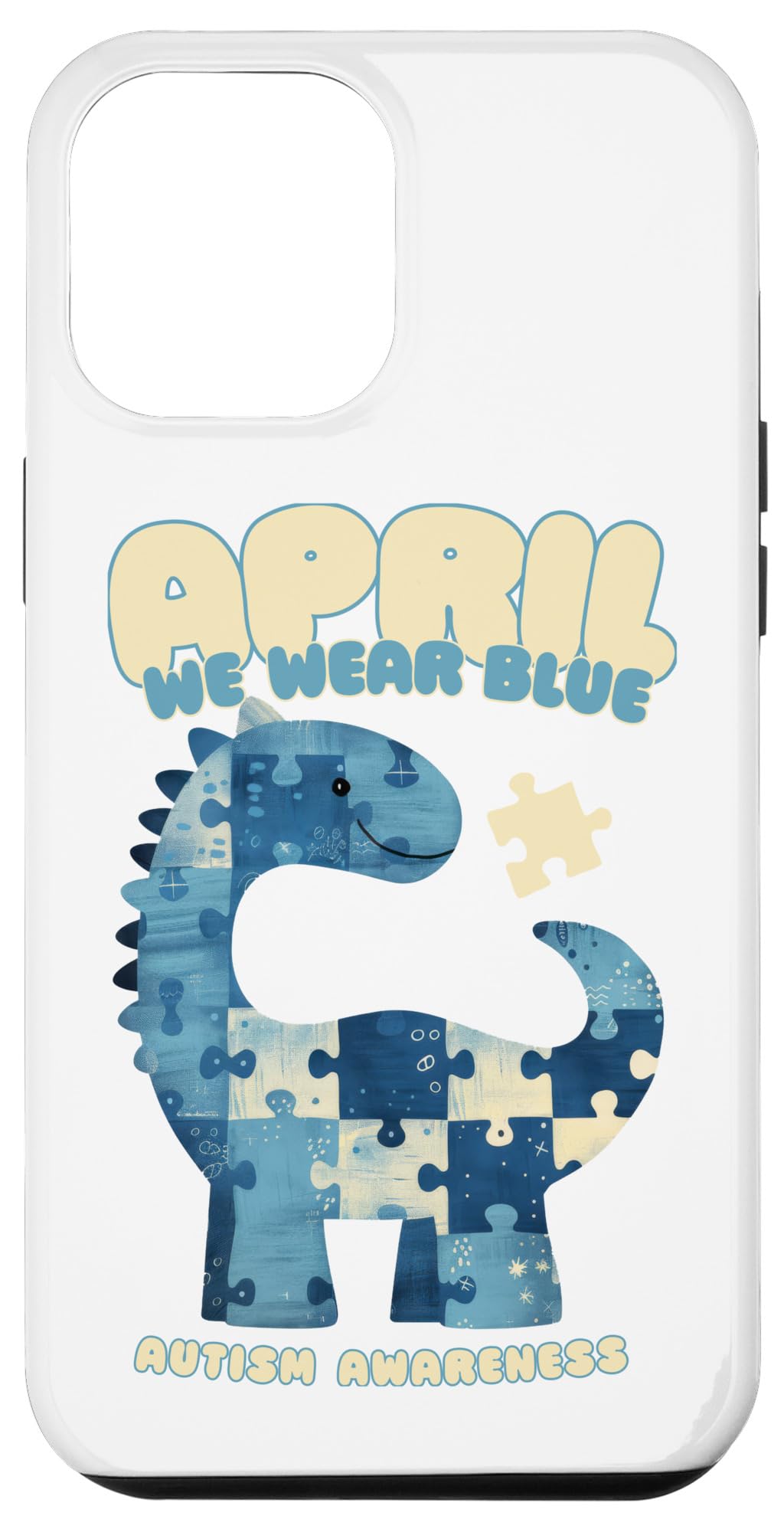 iPhone 13 Pro Max Dino Icon Puzzle Design - Engaging Educational Fun Case