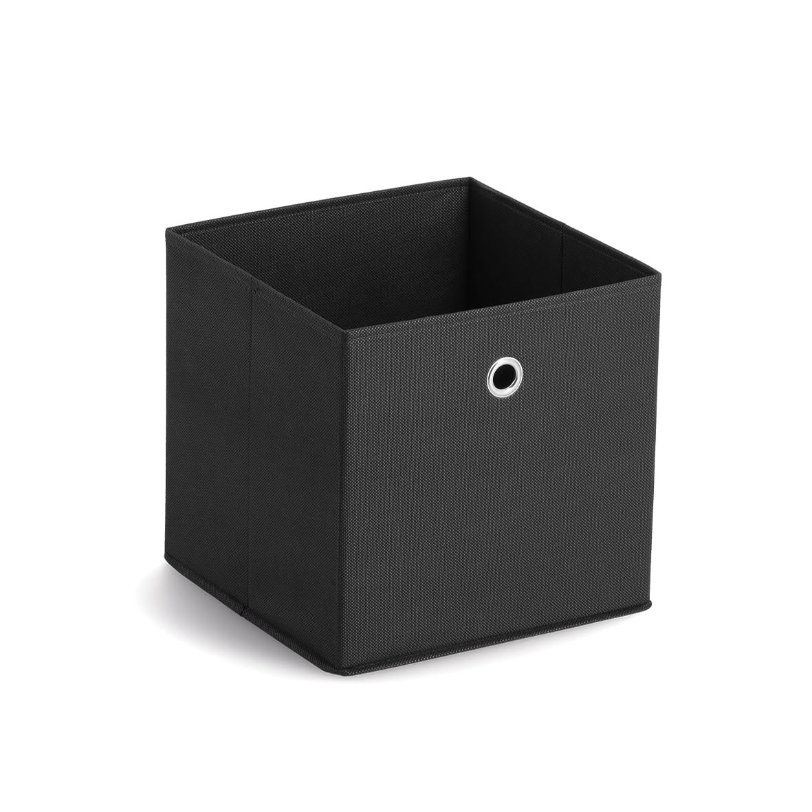 Zeller 14133 Fleece Storage Box, Black, 28 x 28 x 28 cm
