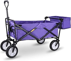 WHITSUNDAY Collapsible Folding Garden Outdoor Park Utility Wagon Picnic Camping Cart 8