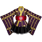 Saniplaycos Anime Lolita Kimono Dress Cosplay Costume Outfits Halloween Carnival Suit for Women