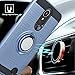 LG X Power 2 / X Charge/K10 Power/Fiesta LTE Case with HD Screen Protector,Ymhxcy 360 Degree Rotating Ring & Magnetic Bracket Rubber Dual Layer Shock Bumper Resistant Back Cover for LV7-ZH Metal Slate