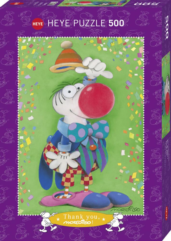 Heye Puzzles - 500 Pc - Thank You! Mordillo