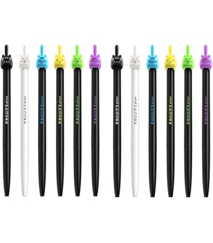 4 Unids/set Creativo Diseño De Gato Y Pájaro Bolígrafos De Gel Lindo Divertido Dcomprión 0,5mm Tinta Negra Bolígrafos De Critura Suministros De Papelería - AliExprs