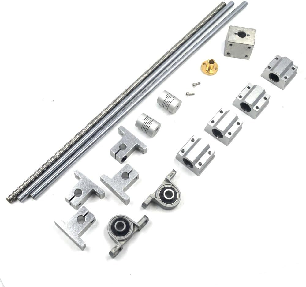 Lead Screw Bearing Mounts, Mergorun 300mm Horizontal Optical Axis & 8mm