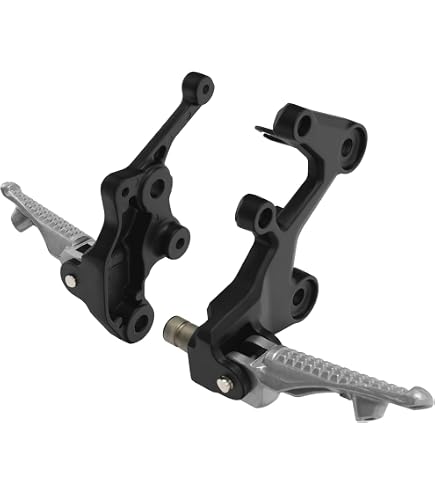 Amazon.com: TCT-MOTORPARTS Chrome Front Foot Pegs Rest Bracket Fit