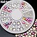 JIEPING 3D Nail Art Tip Rhinestone Deco Shiny Your Nail Glitter Multicolor Mixed Bright