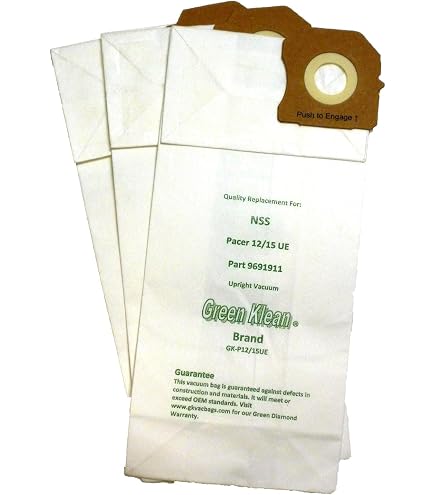 Green Klean GK-P12/15UE NSS Pacer 12/15 UE Upright Replacement