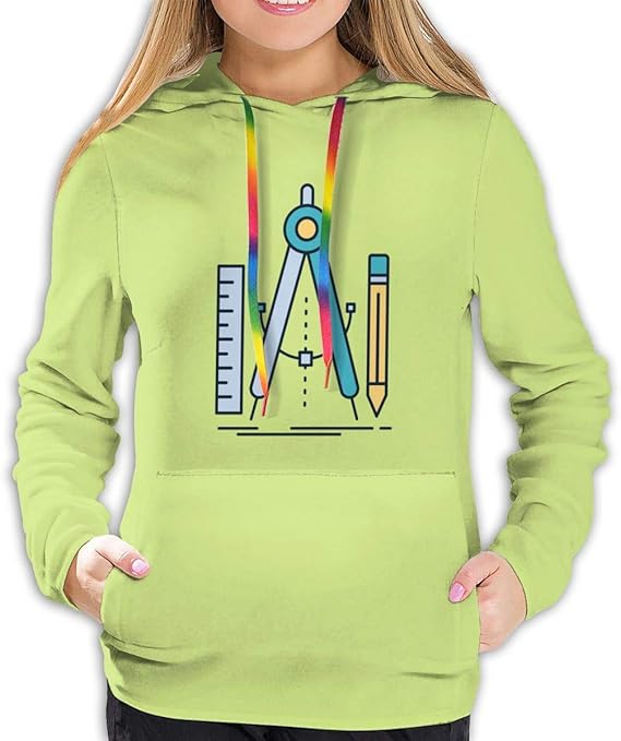 Amazon Co Jp 数学ツール レディース スウェット トレーナーパーカー パーカー トレーナー シンプル長袖 人気 フード付き ポケット付き プルオーバー 服 ファッション小物
