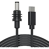 Starlink Mini Power Cable Direct to USB-C 6.5FT/2M, 100W DC Male to Type-C Male Waterproof Compatible with Power Bank 65W+ PD