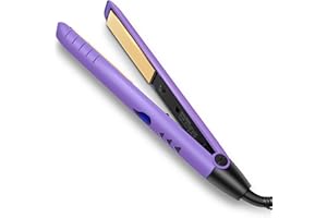 SERNAXI 2-in-1 Hair Straightener and Curler Fast Heating Flat Iron, Professional Curling Iron Straightening Iron (Plancha de Cabello) for Women/Girls, Valentine's Day/Birthday Gift, Locks in Moisture & Shine