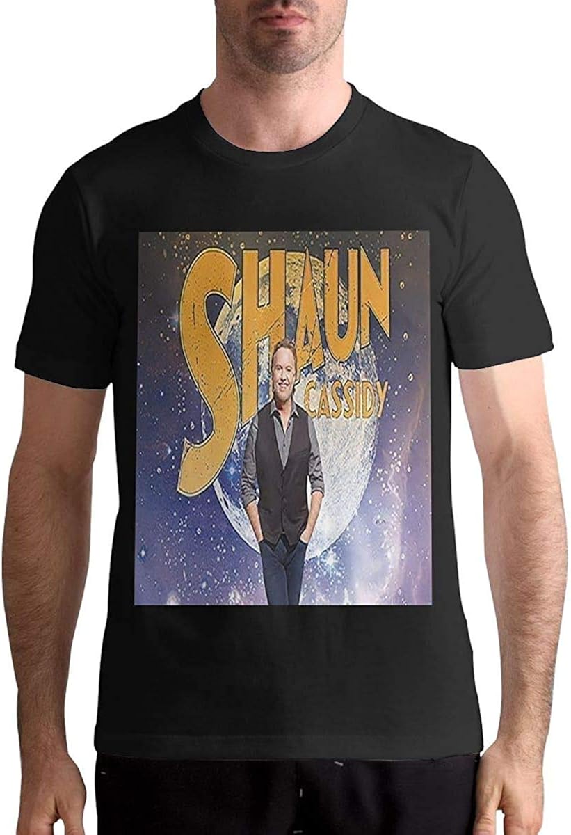 Shaun Cassidy Music HerrenTShirt, kurzärmelig, Schwarz Gr. 56