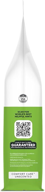World's Best Cat Litter 8lb Original Unscented Lightweight, 99% Dust Free view 7