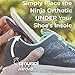 Samurai Insoles Ninjas Plantar Fasciitis Relief Insoles - Podiatrist Designed, Orthotic Lab Made in The USA Arch Support Shoe Insert for Mens 6-6.5 or Womens 8-8.5