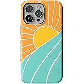 Casely iPhone 15 Pro Max Case | Waves & Rays | Sunshine | Bold Protective Design | Compatible with MagSafe
