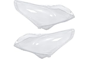 A ABSOPRO Headlight Lens Cover No.260601NM0C/260101NM0C Headlight Headlamp Lense Clear Lens Cover for Infiniti G37 2010-2013 