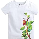 Monica + Andy Crewneck Tee, 100% Organic Cotton Clothes for Girls & Boys, Printed T-Shirt Sizes for Kids, Toddler & Baby