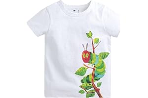 Monica + Andy Long Sleeve Tee, Organic Cotton Clothes for Girls & Boys, Printed T-Shirt Sizes for Kids, Toddler & Baby