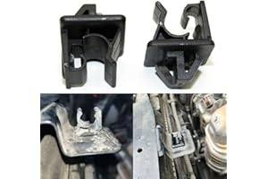 Car Hood Prop Rod Holder Clips 2 Pack, Plastic for Honda Accord 4cyl 2013-2016, Civic 2006-2016, CR-V 2012-2016, Acura ILX 20
